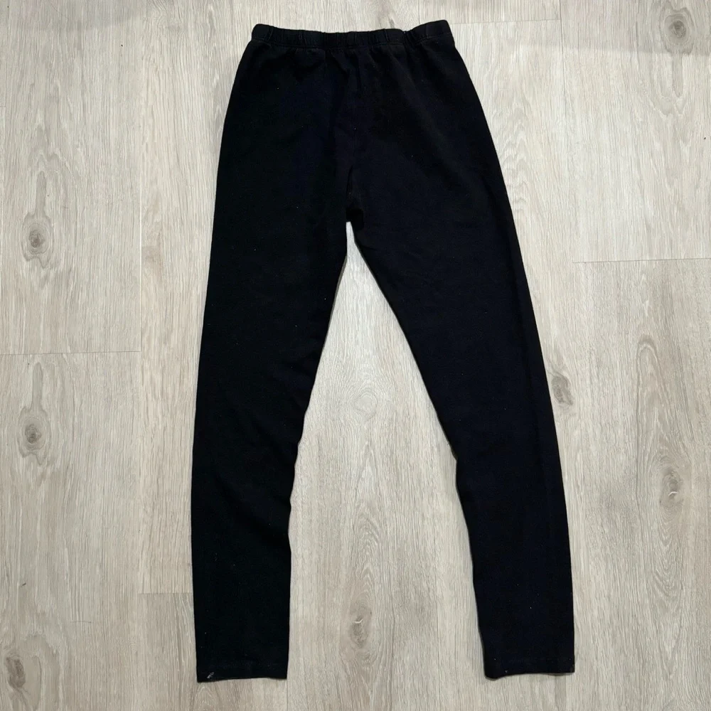 Kids The Children's Place Girls Black Leggings Pants Stretch XL Size 14